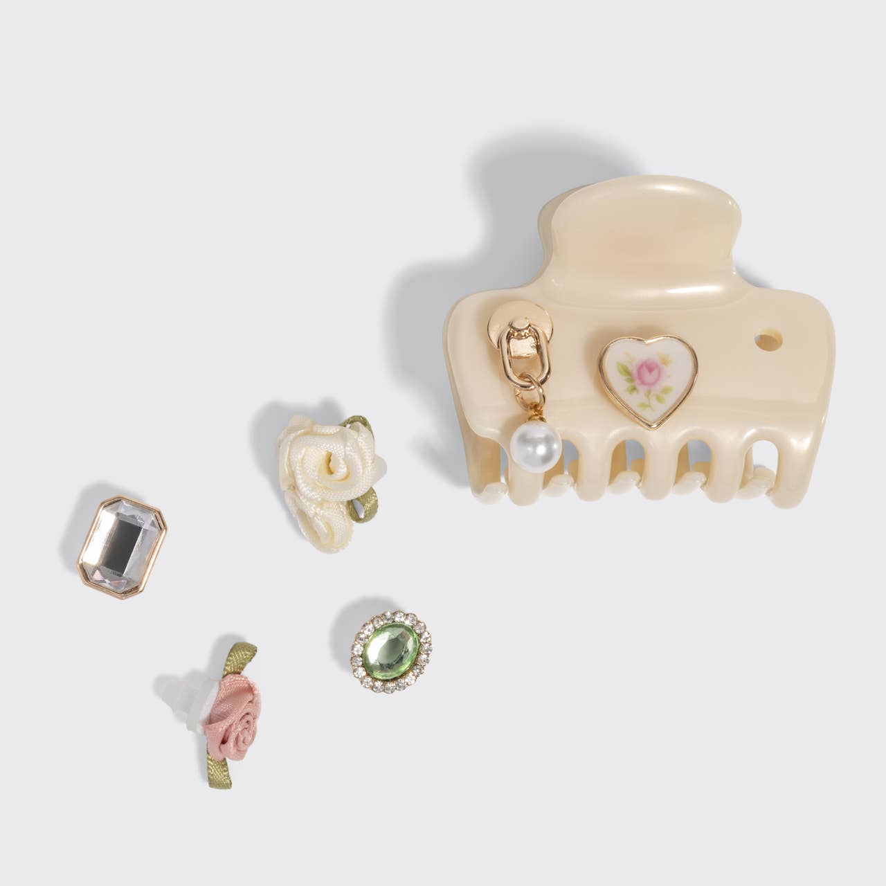 KITSCH - KitschPop™️ Cloud Clip 7pc Set Vintage - Pearlized Cream