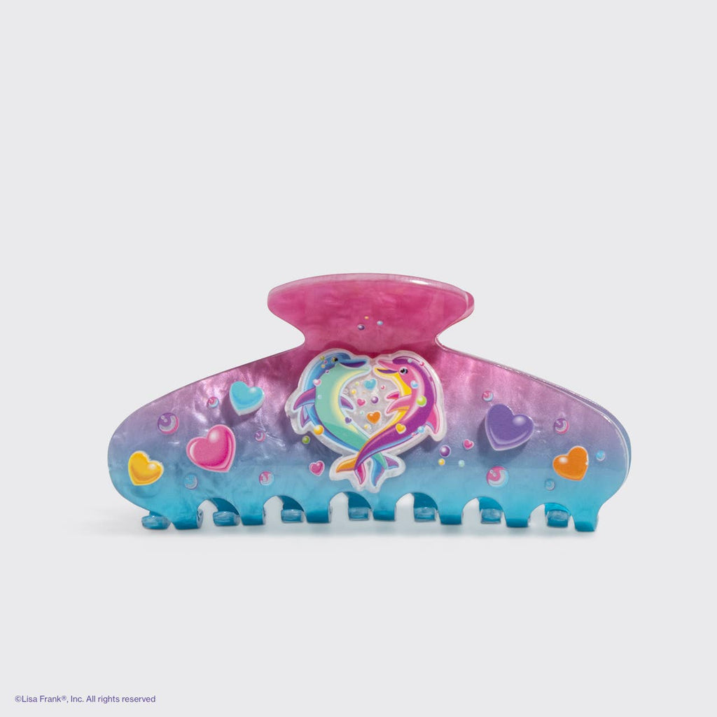 KITSCH - Lisa Frank x Kitsch Glitter Claw Clip in Dancing Dolphins™