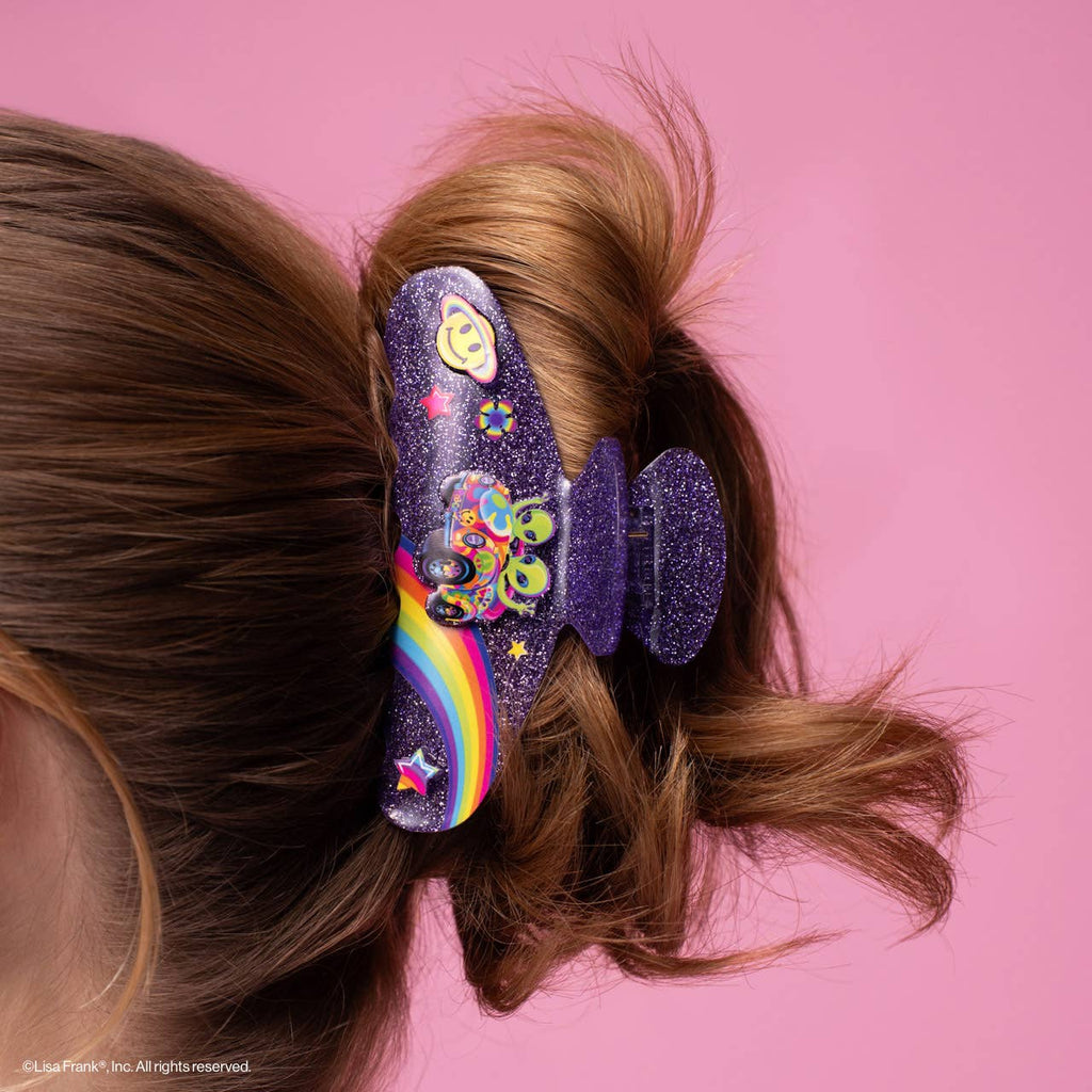 KITSCH - Lisa Frank x Kitsch Glitter Claw Clip in Zoomer™ & Zorbit™