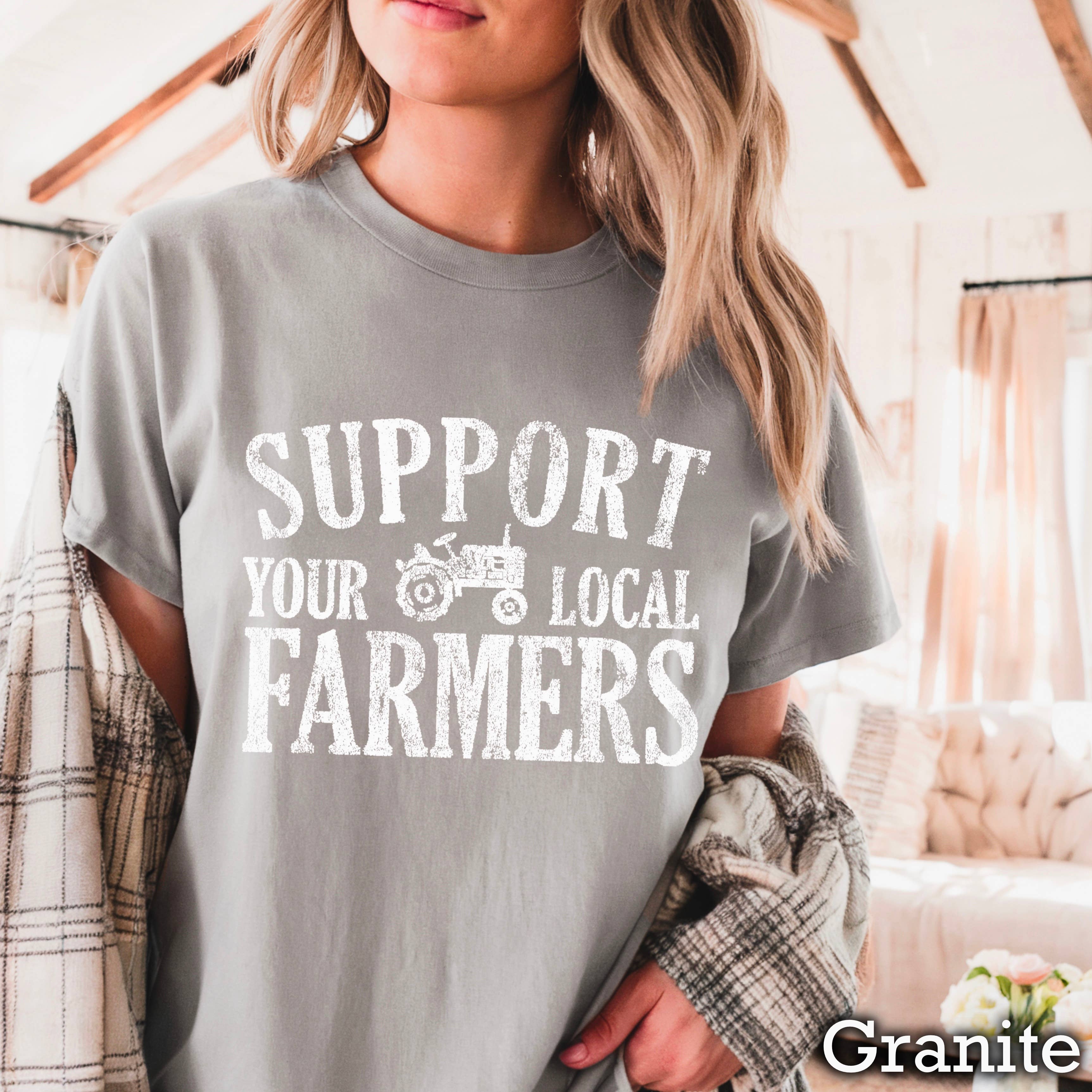 Shoppe SHC - Support Your Local Farmer Shirt | Comfort Color