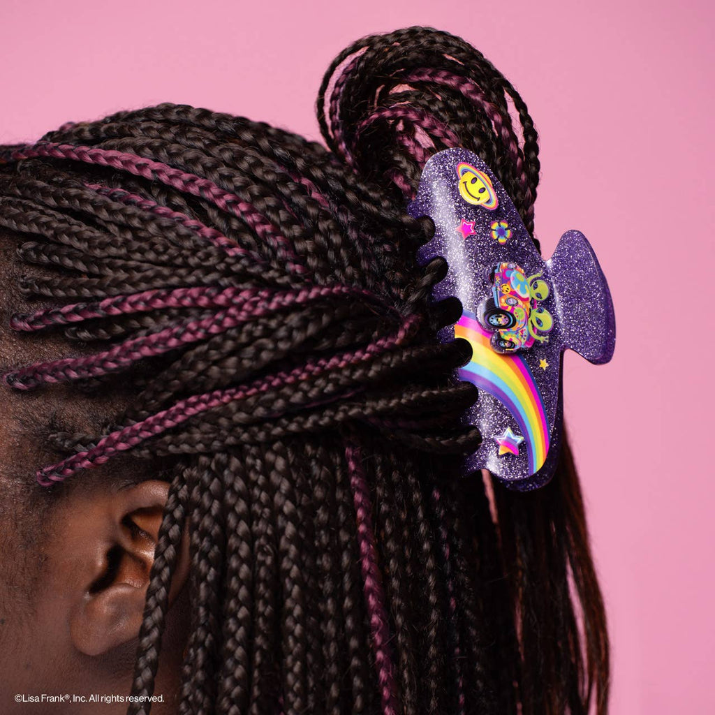 KITSCH - Lisa Frank x Kitsch Glitter Claw Clip in Zoomer™ & Zorbit™