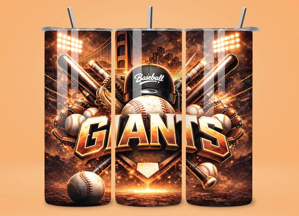 Stainless Steel 20oz Tumblers w/Straw