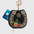Good Luck Beaded Horseshoe Coin Purse/Key Fob