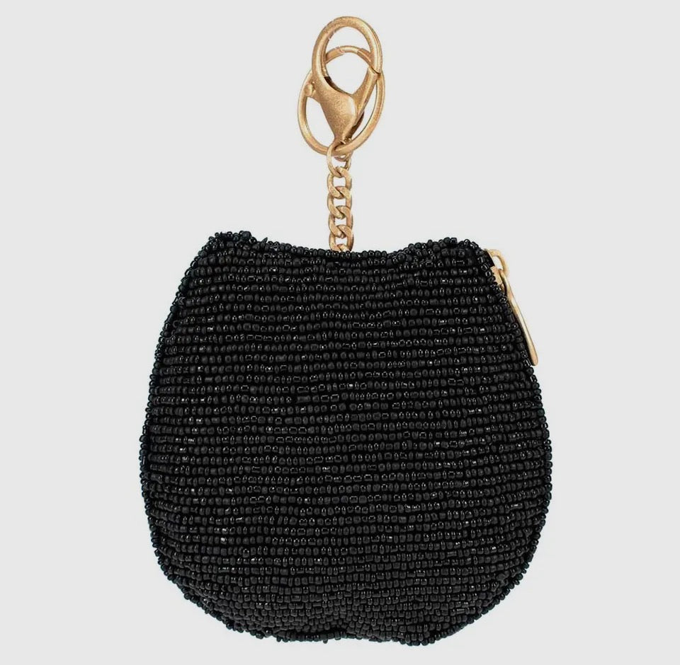 Good Luck Beaded Horseshoe Coin Purse/Key Fob