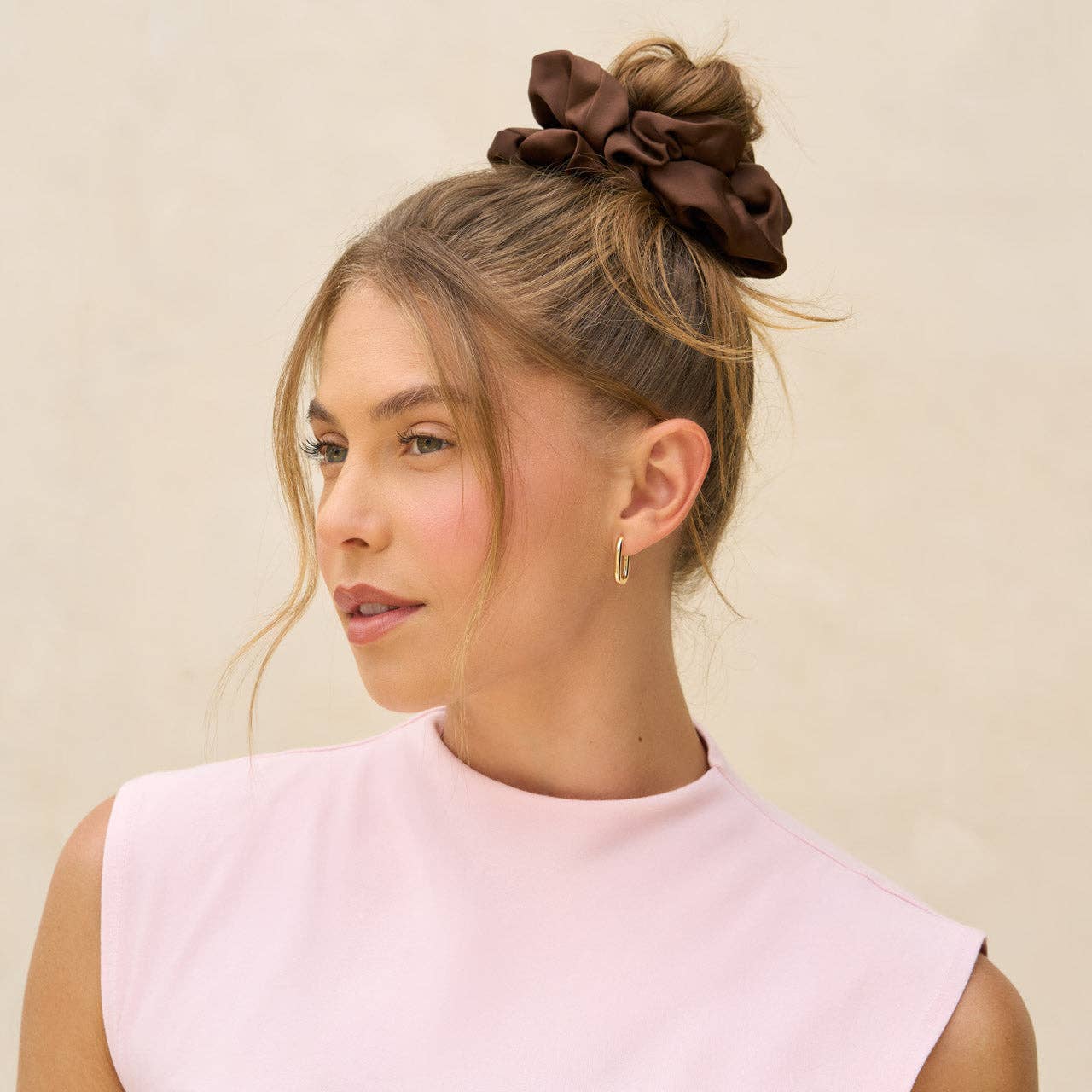 KITSCH - Black & Chocolate Oversized Scrunchies