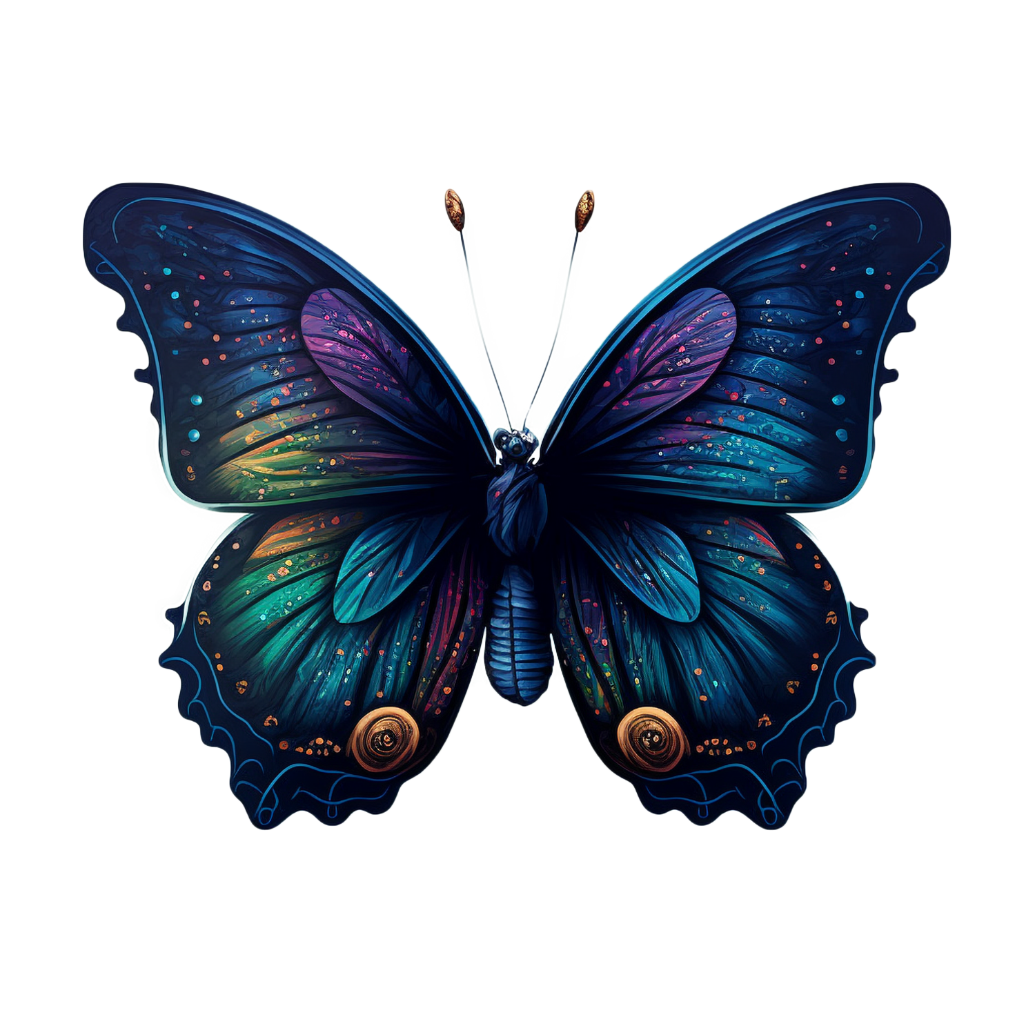 🦋 Butterfly Magnet Collection – Assorted Set of 12