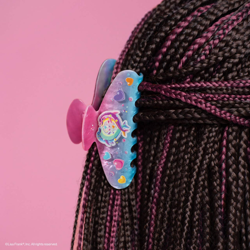 KITSCH - Lisa Frank x Kitsch Glitter Claw Clip in Dancing Dolphins™