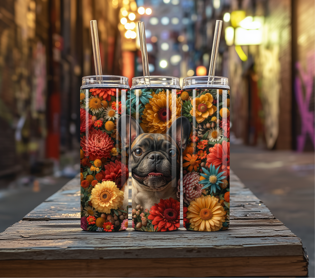 Stainless Steel 20oz Tumblers w/Straw