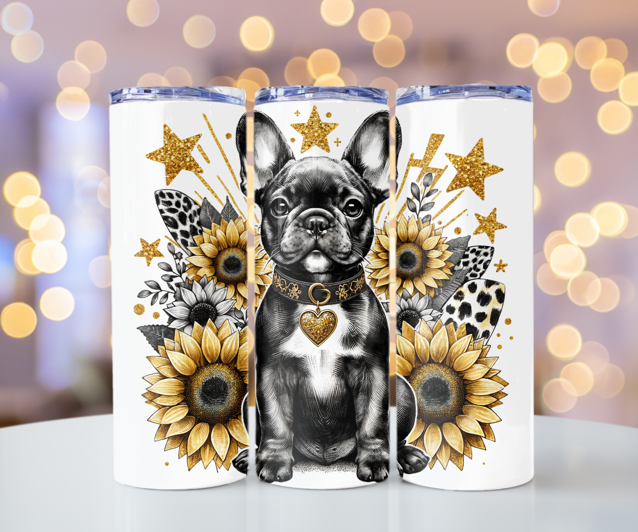 Stainless Steel 20oz Tumblers w/Straw