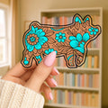 Floral Swine Sticker