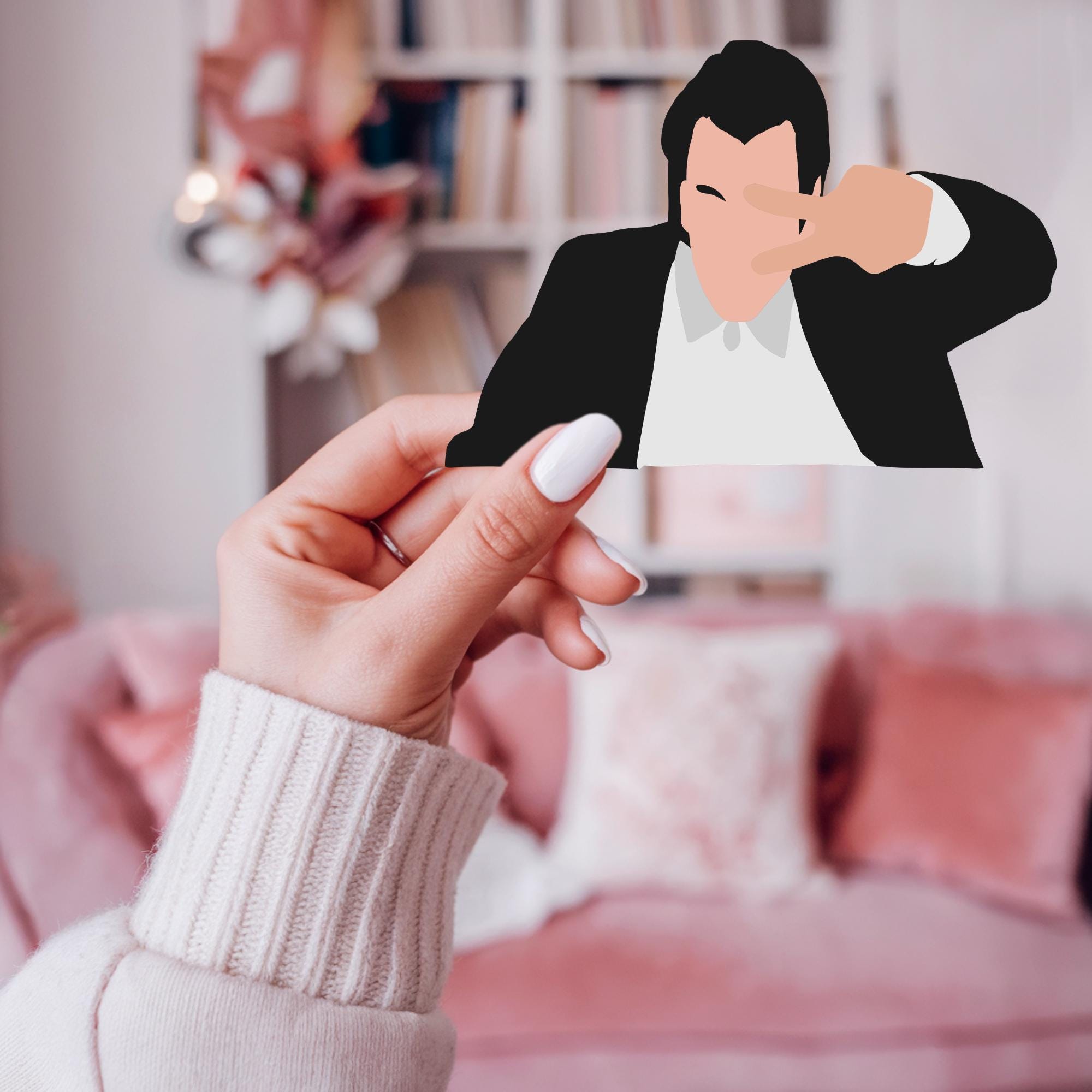 Pulp Fiction Vincent Vega Sticker