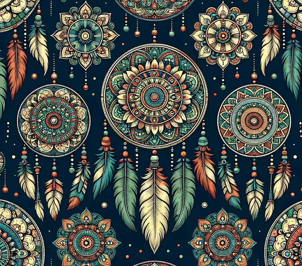 Boho Dreamcatcher Tumbler – 20 oz Skinny Tumbler