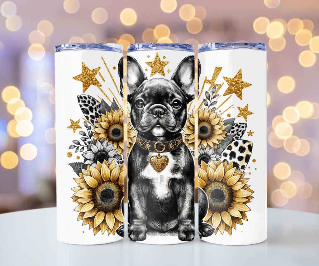 French Bulldog Sunflower Mug