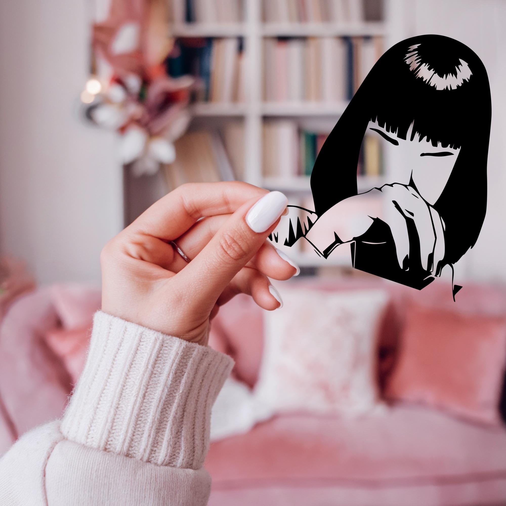 Pulp Fiction Mia Wallace Sticker