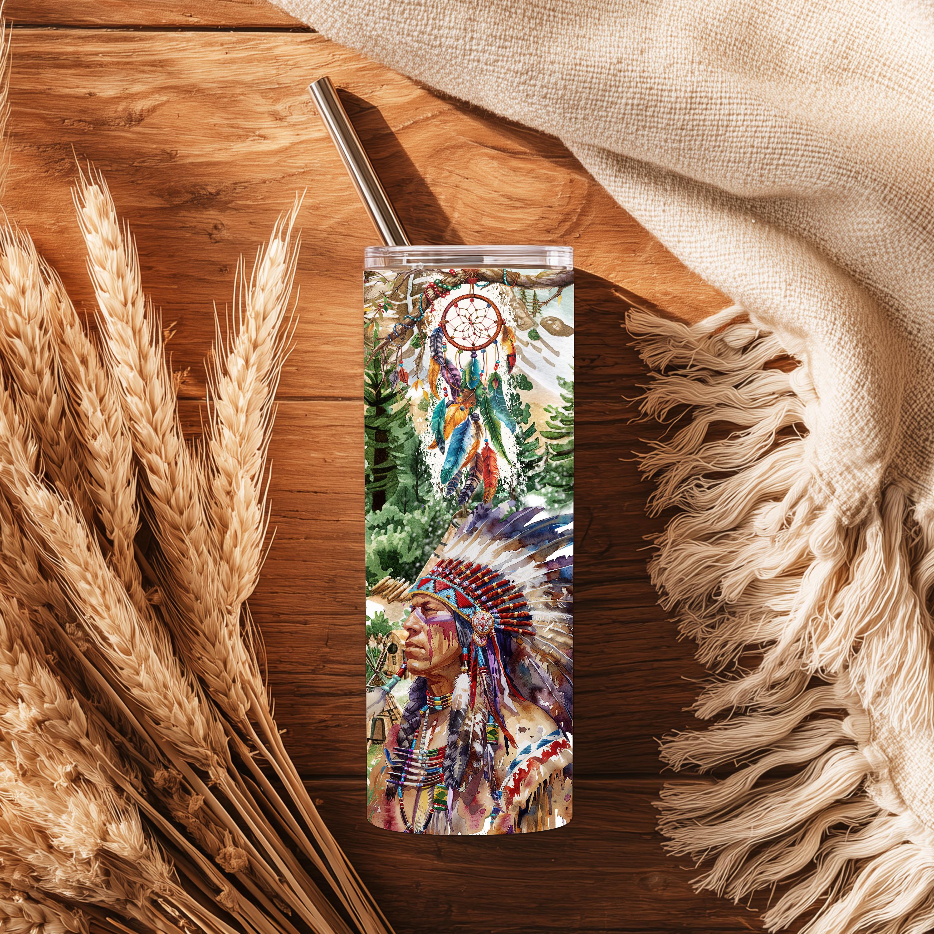Native American Heritage 20 oz Skinny Tumbler