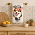 Home of a Spoiled Rotten Corgi Tea Towel – Funny Corgi Kitchen Towel