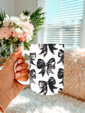 Black Bow Coquette Coffee Mug | Gothic Coquette Mug | Watercolor Bow Mug | Feminine Coffee Cup