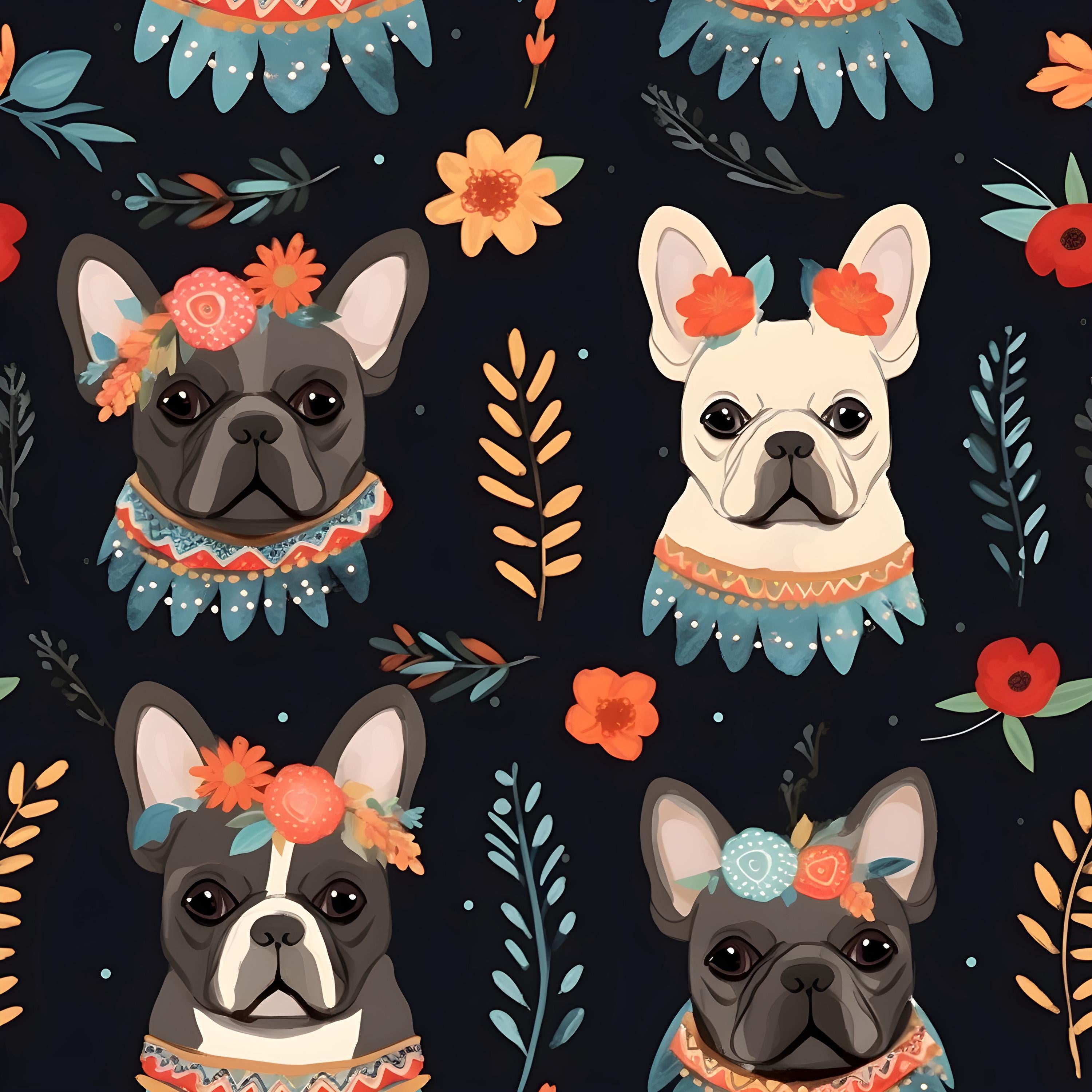 French Bulldog Mug Set – Set of 3 | 11 oz Ceramic Coffee Mugs