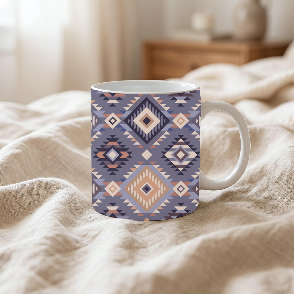 Southwestern Geometric Mug – 11 oz Ceramic Coffee Mug