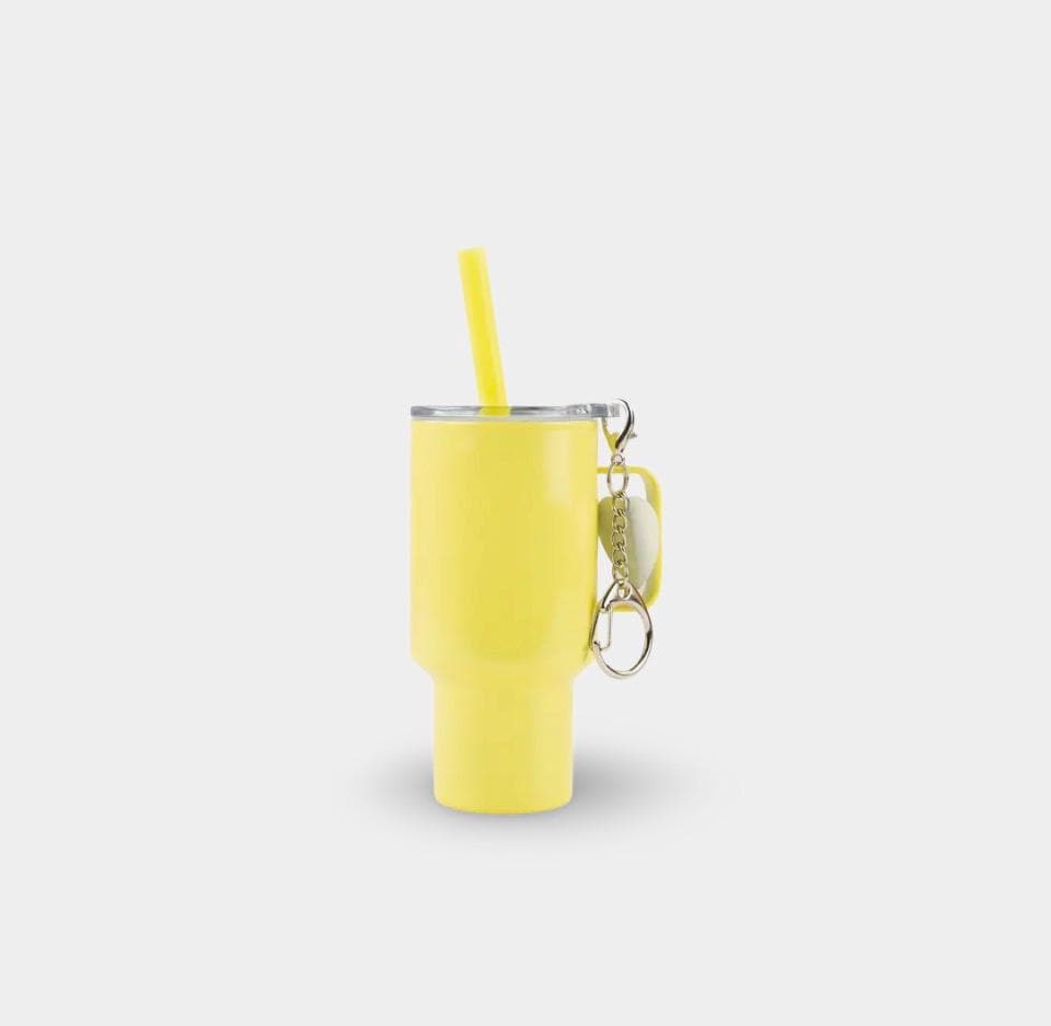4 oz Mini Travel Tumbler Keychain | Mini Stanley Style Cup | Personalized Mini Tumbler | Tiny Shot Cup | Cute Gift | Backpack Charm