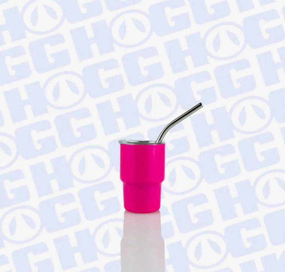 4 oz Mini Travel Tumblers | Custom or Ready to Ship | Hot Pink, Pink Leopard & Snow Globe Mini Cups | Cute Mini Tumbler | Party Favor Gift