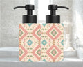 Pastel Western Aztec Soap Dispenser | Southwestern Bathroom Décor | Boho Farmhouse Soap Pump | Rustic Home Accessory