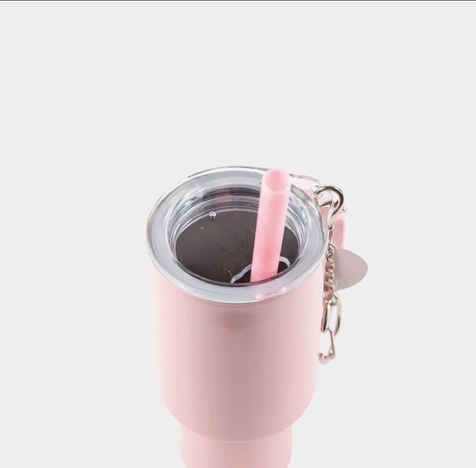 4 oz Mini Travel Tumbler Keychain | Mini Stanley Style Cup | Personalized Mini Tumbler | Tiny Shot Cup | Cute Gift | Backpack Charm