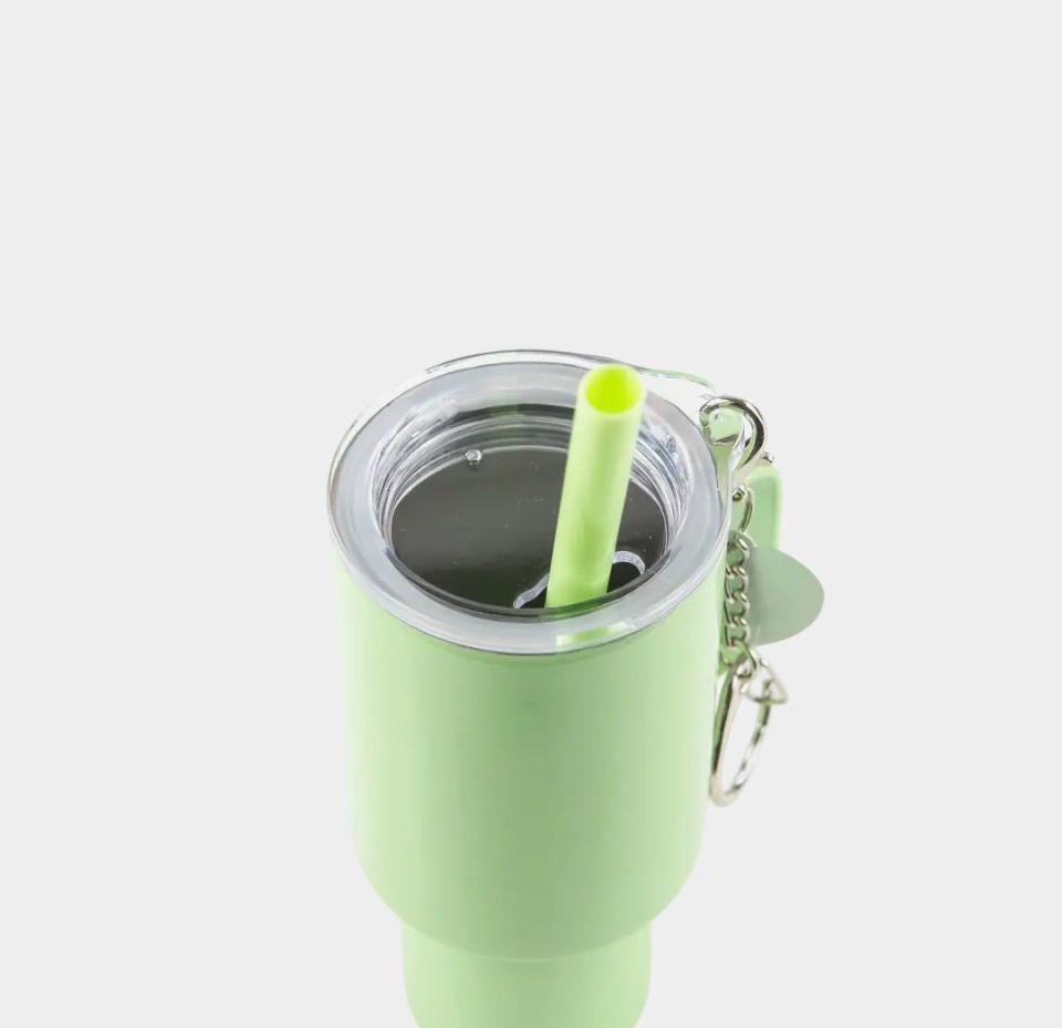 4 oz Mini Travel Tumbler Keychain | Mini Stanley Style Cup | Personalized Mini Tumbler | Tiny Shot Cup | Cute Gift | Backpack Charm